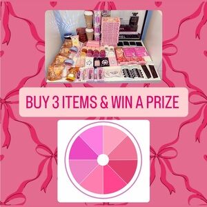 🎀BUY 3 ITEMS & WIN A PRIZE 🎀
